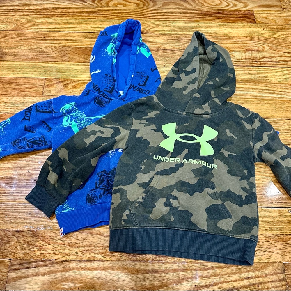 Kids Toddler Hoodies Sweatshirts 3T 4T H&M Under Armour Clothes